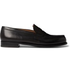 J.M. Weston - 180 Moccasin Leather Loafers - Black