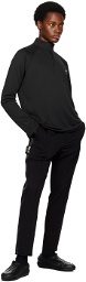1017 ALYX 9SM Black Quarter Zip Sweatshirt
