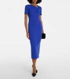 Roland Mouret Draped crêpe midi dress
