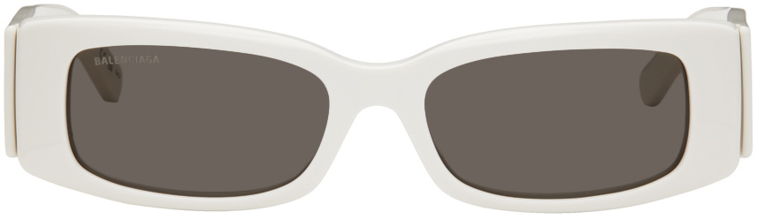 サングラス BALENCIAGA WHITE ACETATE SUNGLASSES Amazon.com: Balenciaga BB0095S White/Grey 53/19/135 women