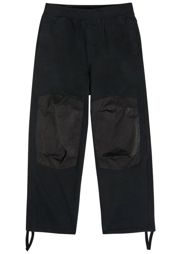 Photo: Ten C Panelled Cotton Sweatpants Black
