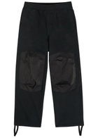 Ten C Panelled Cotton Sweatpants Black