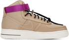 Nike Tan Air Force 1 High '07 LV8 Sneakers