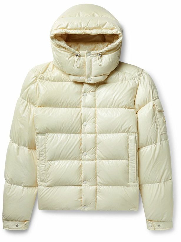 Photo: Moncler - Maya 70 Logo-Appliquéd Quilted Shell Hooded Down Jacket - Neutrals