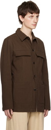 Nanushka Brown Luni Jacket