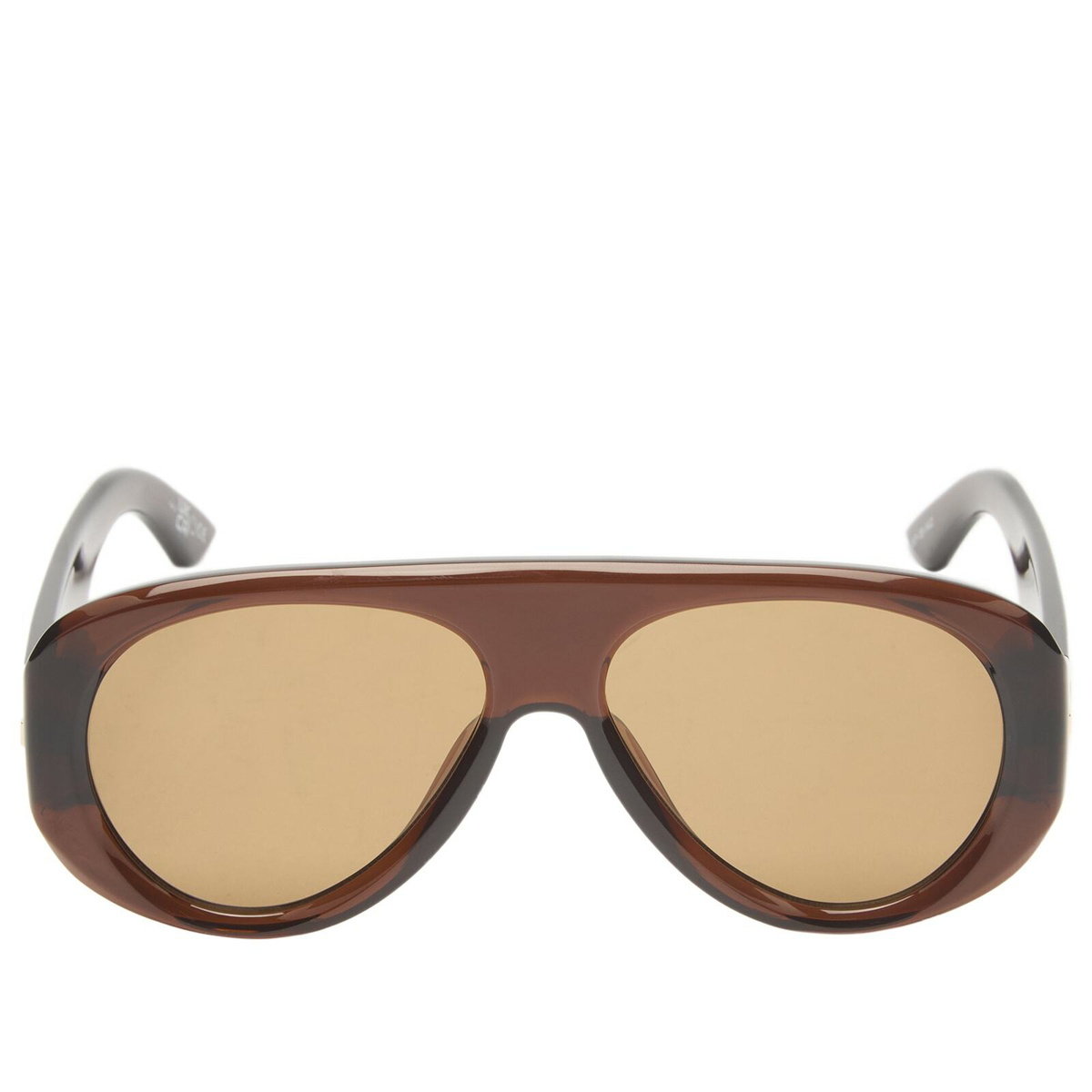 Le Specs Women's Dream Boat Sunglasses in Coco/Light Brown Mono 