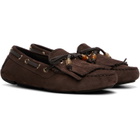 Jimmy Choo Brown Manon Loafers