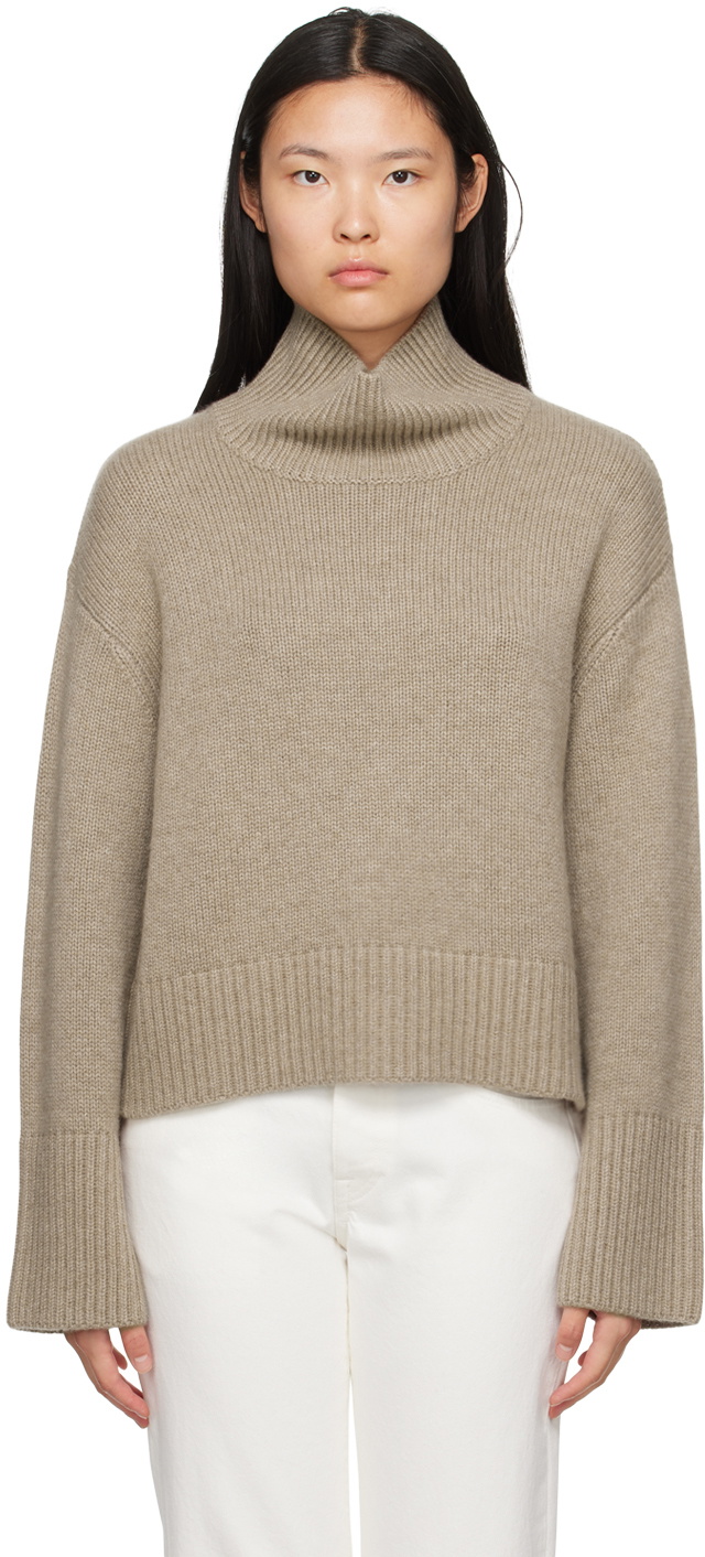 Lisa Yang Beige 'the Fleur' Turtleneck Lisa Yang