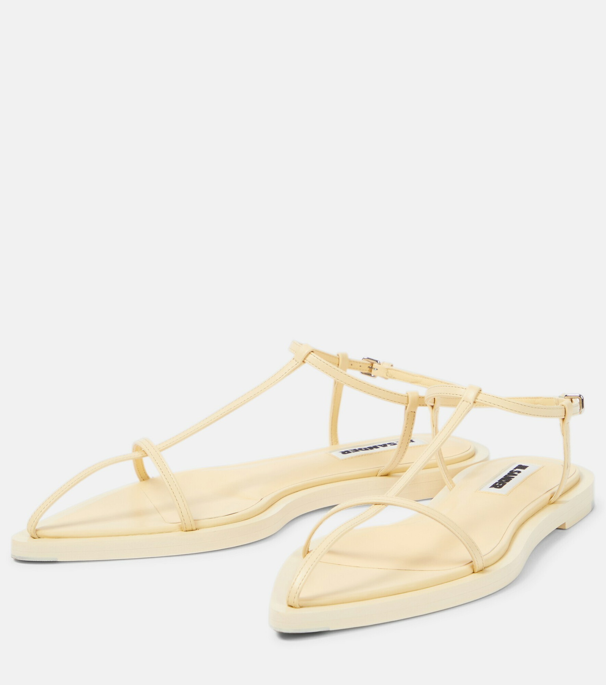 Jil Sander - Leather thong sandals