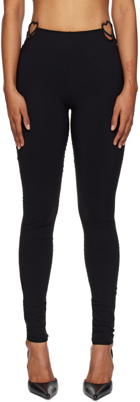 Photo: Nensi Dojaka Black Hardware Leggings