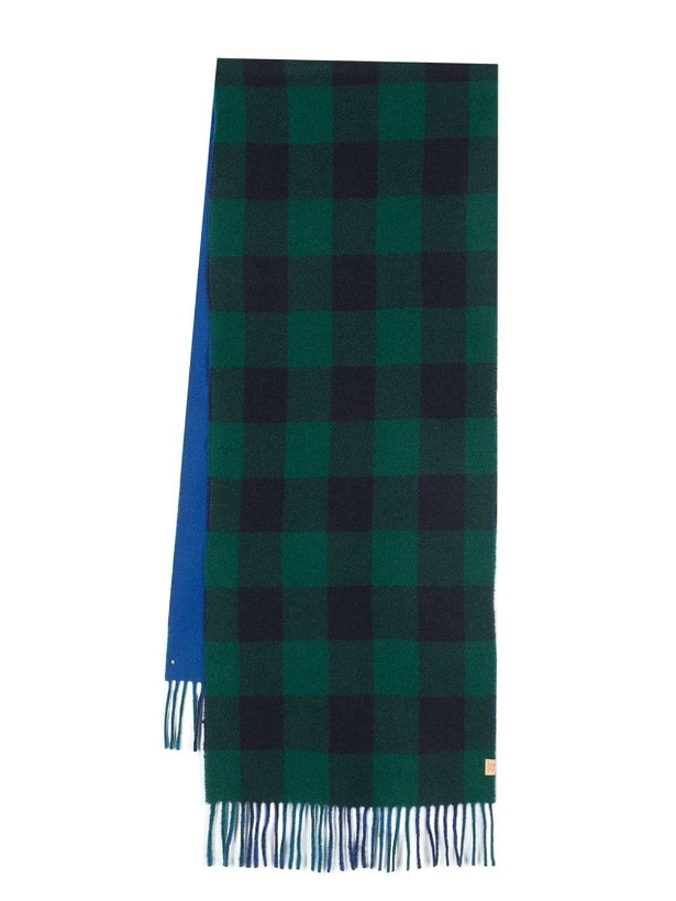 Photo: WOOLRICH - Checked Wool Scarf