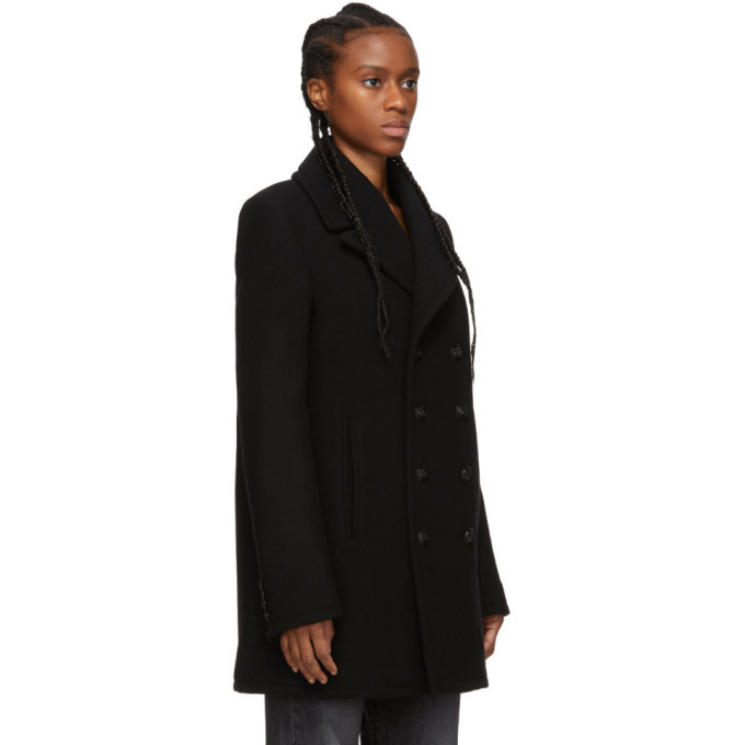 Ysl peacoat hot sale