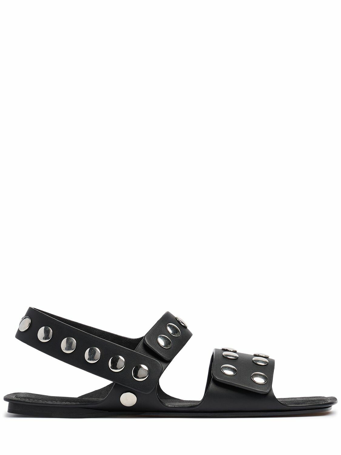 KHAITE Boden Flat Sandals with Studs