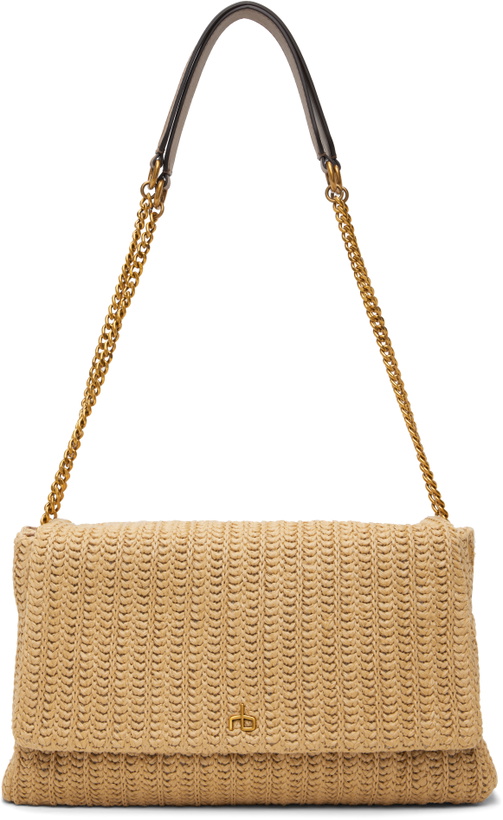 Photo: rag & bone Beige Chelsea Large Flap Bag