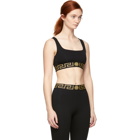 Versace Underwear Black Sporty Bra