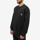 Wooyoungmi Men's Back Logo Crew Sweat in Black