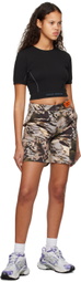 Heron Preston Black Nylon Sport Bra