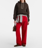 JW Anderson Cropped cotton hoodie
