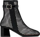 ALAÏA Black Fishnet 55 Boots