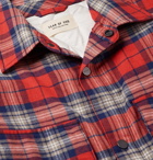 Fear of God - Checked Cotton-Flannel Overshirt - Red