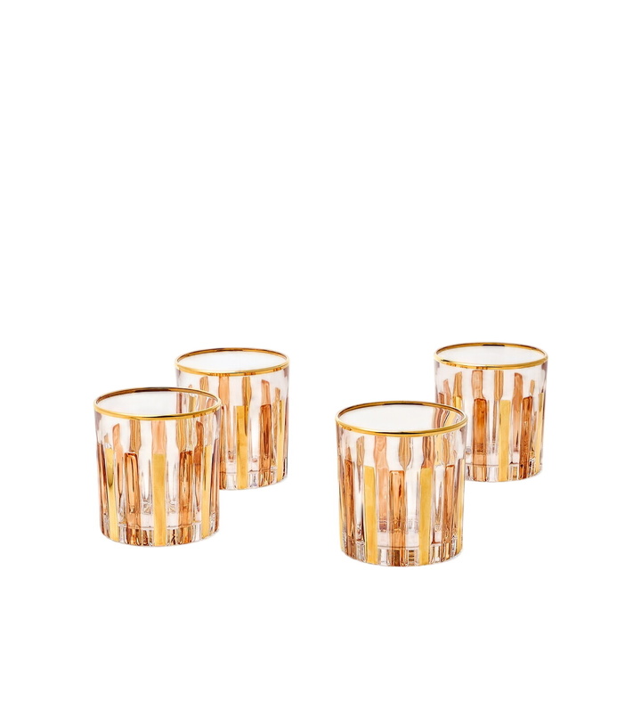 Photo: Les-Ottomans Set of 4 glass water tumblers