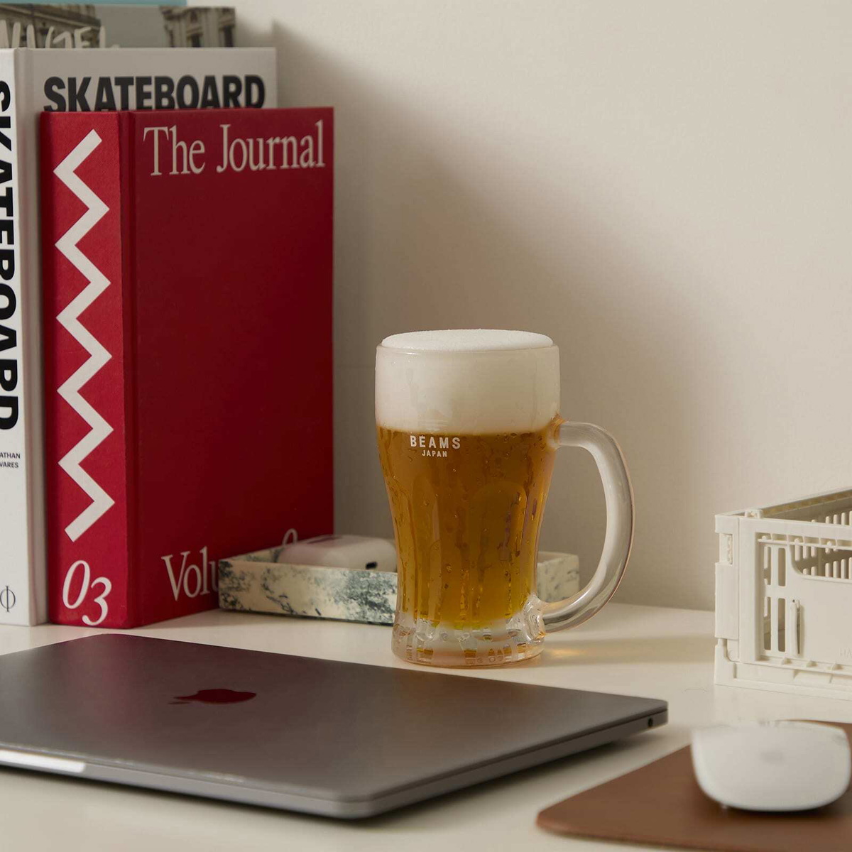 BEAMS JAPAN Beer Mug Ornament in Clear 