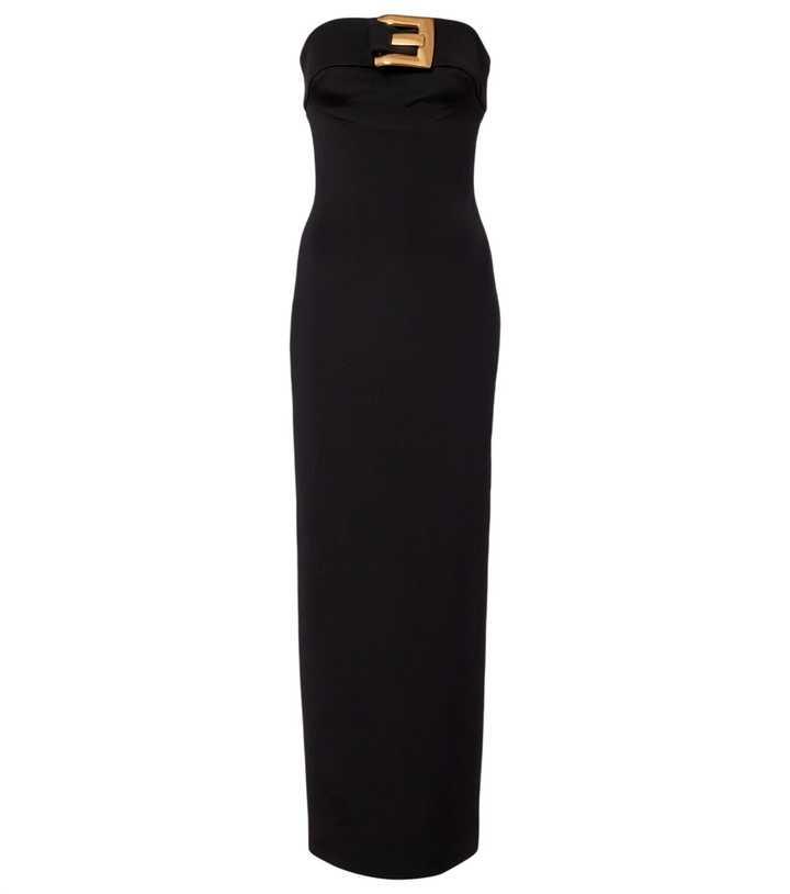 Photo: Balmain Belted jersey gown