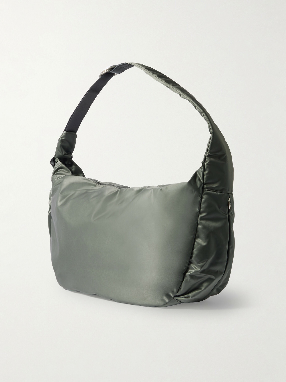 Master-Piece - Ark Leather-Trimmed Nylon Shoulder Bag