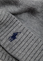Polo Ralph Lauren Logo-embroidered Wool Beanie - Grey - One Size