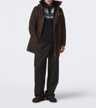 Yves Salomon Shearling-lined suede parka