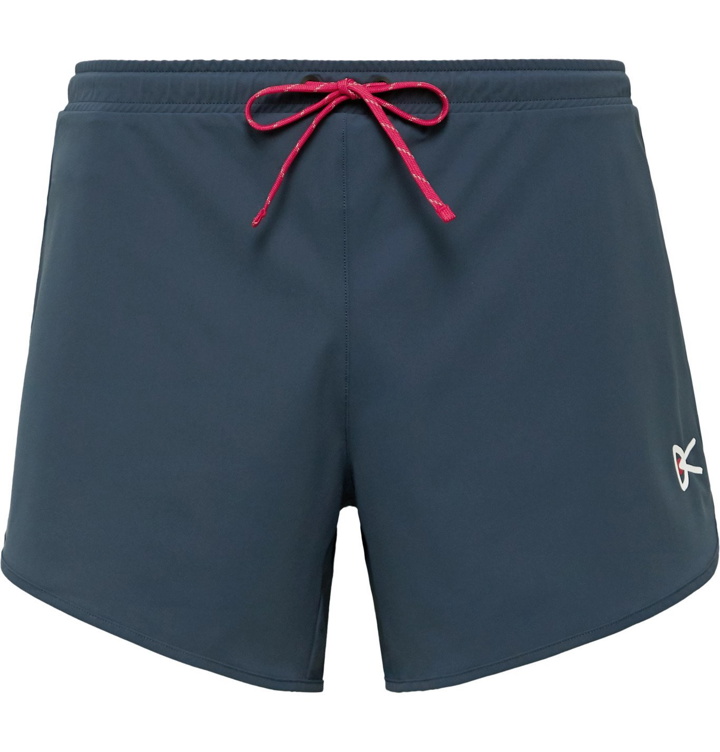 Photo: DISTRICT VISION - Spino Slim-Fit Stretch-Shell Shorts - Blue