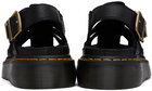 Dr. Martens Black Wrenlie Fisherman Sandals