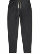 Oliver Spencer - Rycroft Tapered Waffle-Knit Cotton-Jersey Sweatpants - Blue