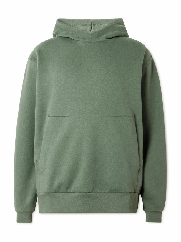 Photo: Lululemon - Steady State Cotton-Blend Jersey Hoodie - Green