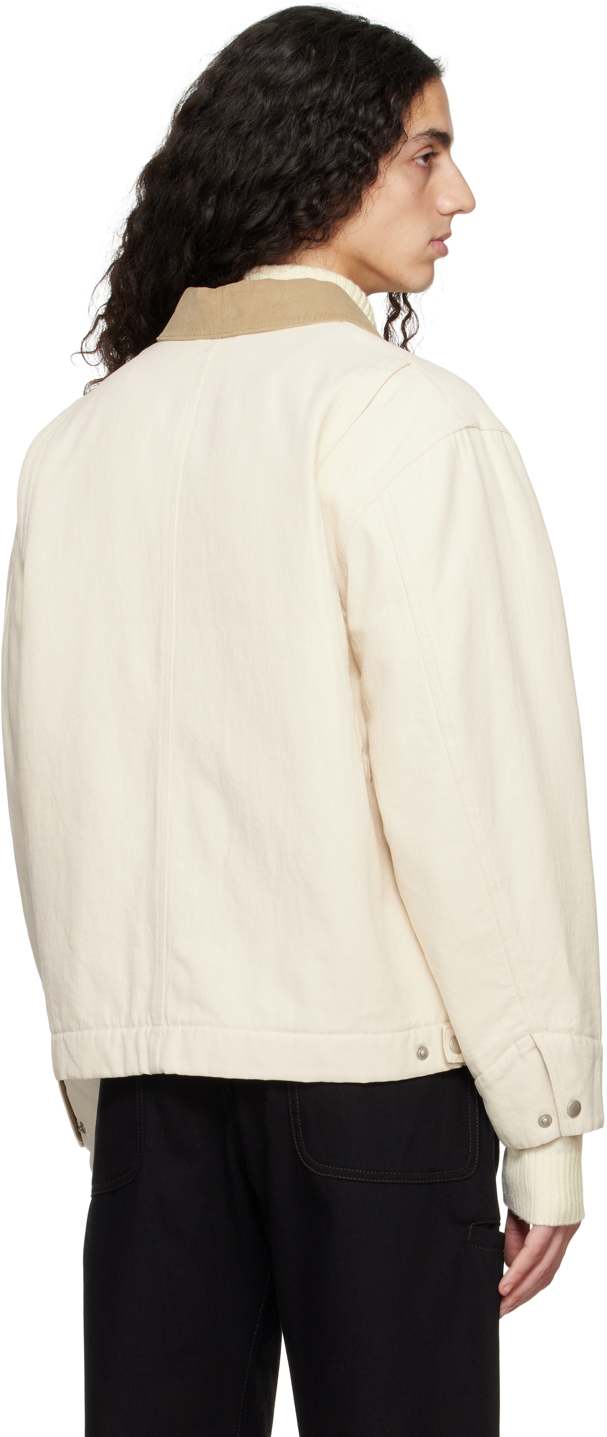 ジャケット・アウター 40s Vintage White Work Jacket 40s Vintage White Work Jacket