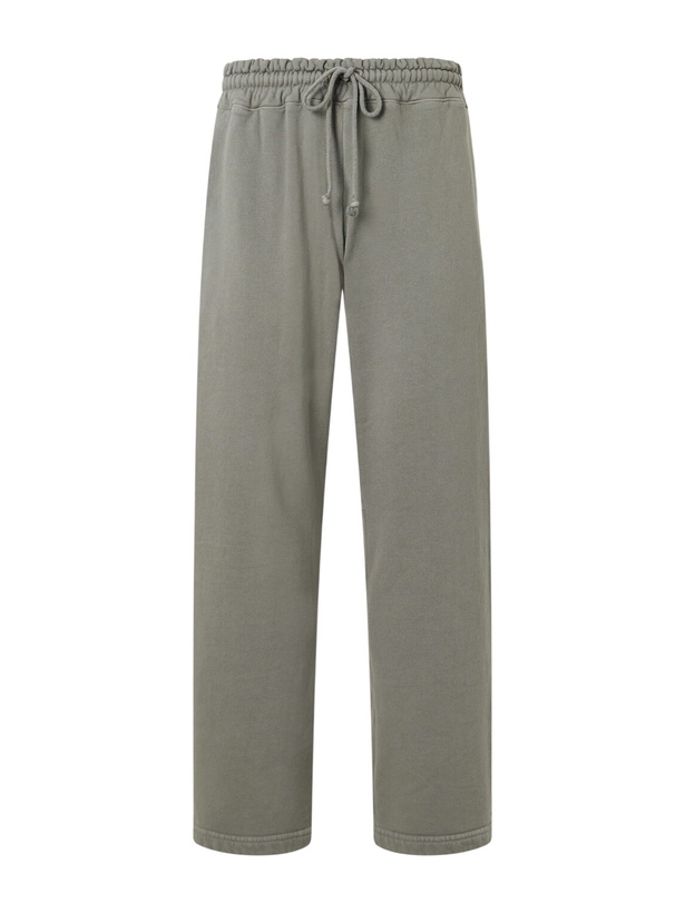 Photo: Cherry Los Angeles - Cotton-Fleece Drawstring Sweatpants - Gray