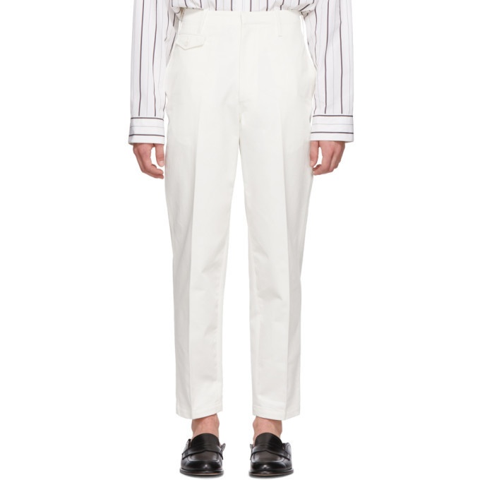 Photo: Lemaire White Chino Trousers