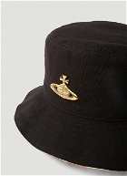 Orb Bucket Hat in Black
