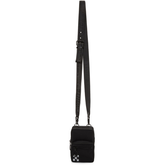 Photo: Off-White Black Brushed Mini Crossbody Bag
