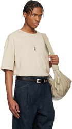 LEMAIRE Beige Boxy Short Sleeve T-shirt