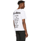 Undercover White New Warriors T-Shirt