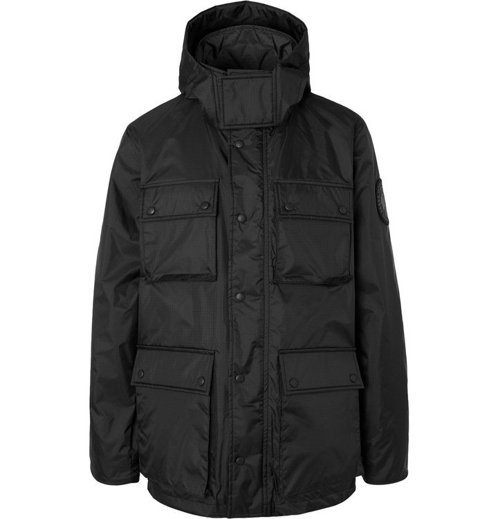 Photo: Junya Watanabe - Canada Goose Nylon-Ripstop Hooded Jacket - Black