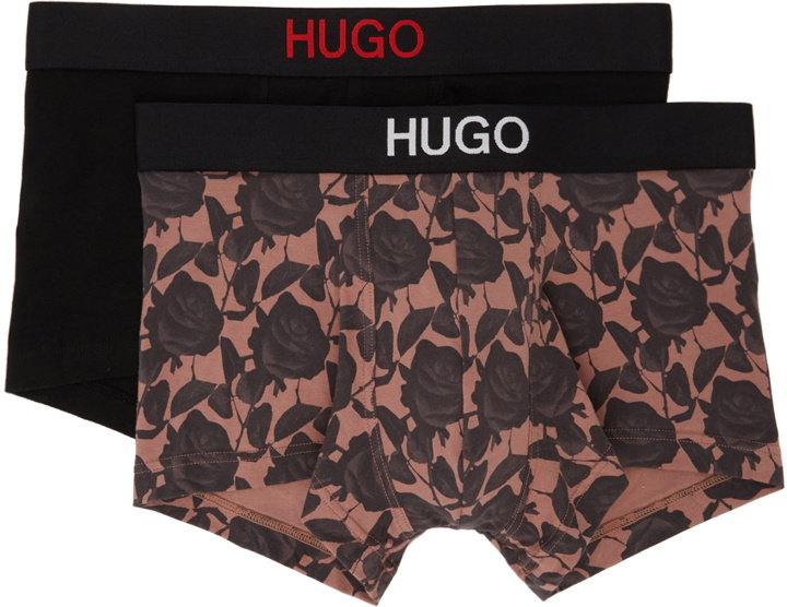 Photo: Hugo Two-Pack Multicolor Trunk Brother Boxer Briefs