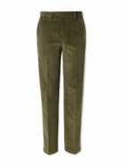 Purdey - Straight-Leg Cotton-Corduroy Trousers - Green