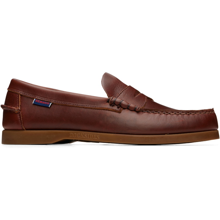 Photo: Sebago Brown Dophin Waxed Loafers
