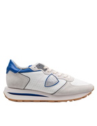 Philippe Model Sneakers Tropez In Perforated Leather Color Gray/bluette