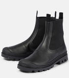Loewe - Leather ankle boots
