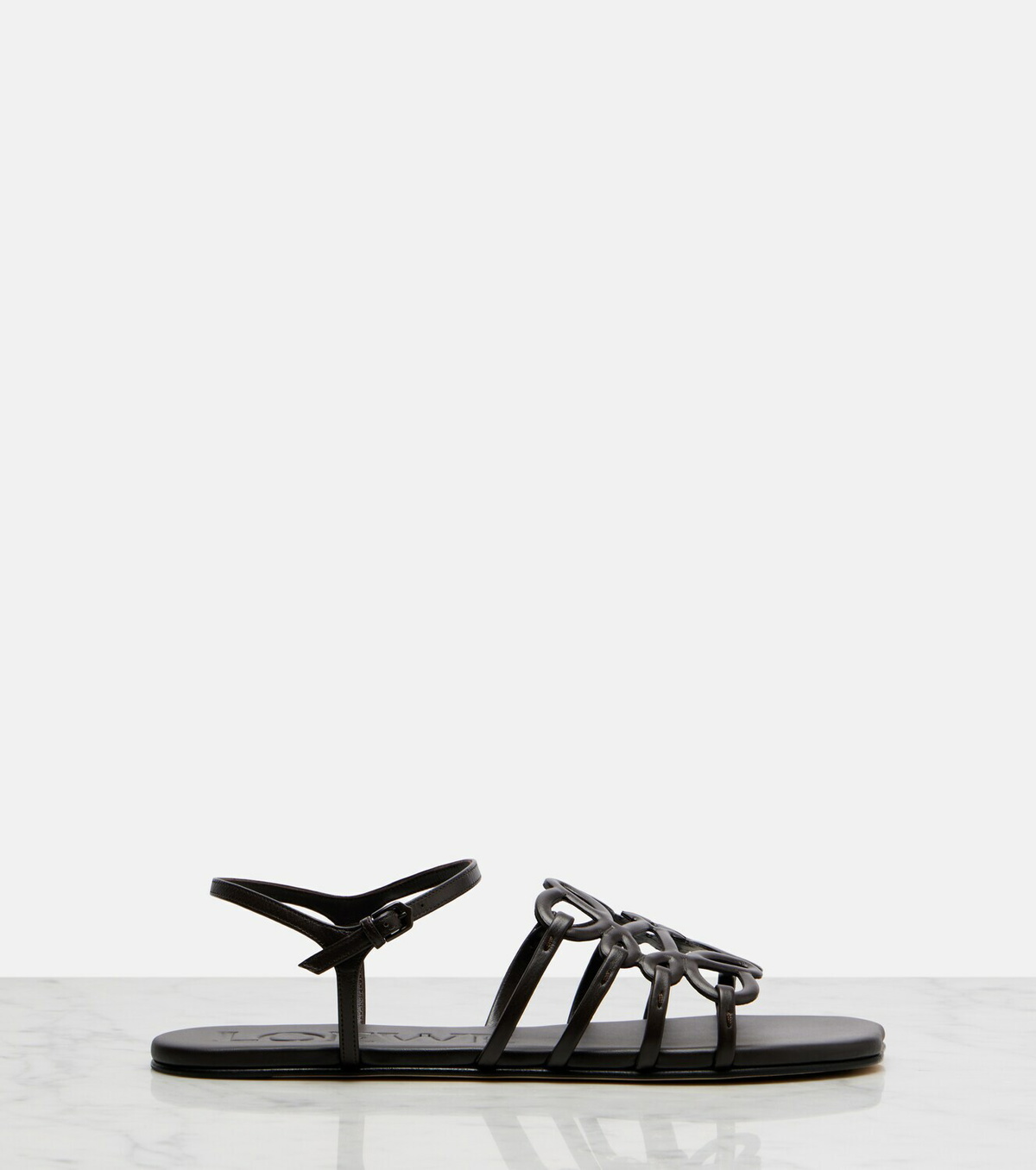 Loewe Paula's Ibiza Petal Anagram leather sandals
