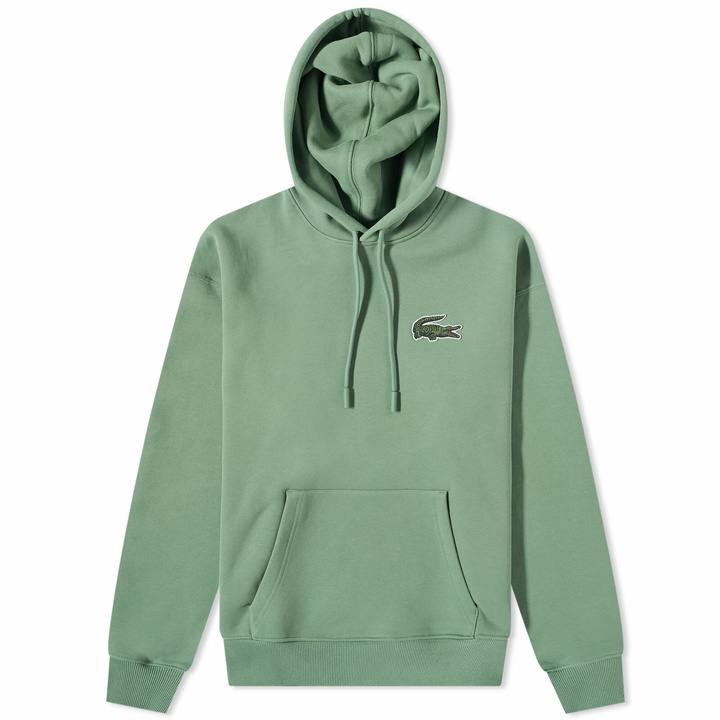 Photo: Lacoste Men's Robert Georges Hoody in Ash Green