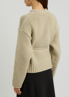 Extreme Cashmere N°384 Ginza Belted Cashmere Cardigan - Beige - One Size